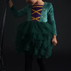 Velour Tulle Dress