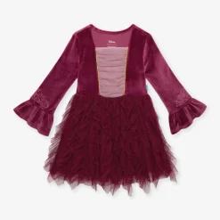 Velour Tulle Dress