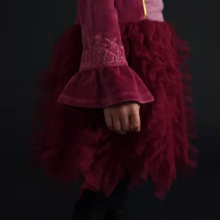 Velour Tulle Dress
