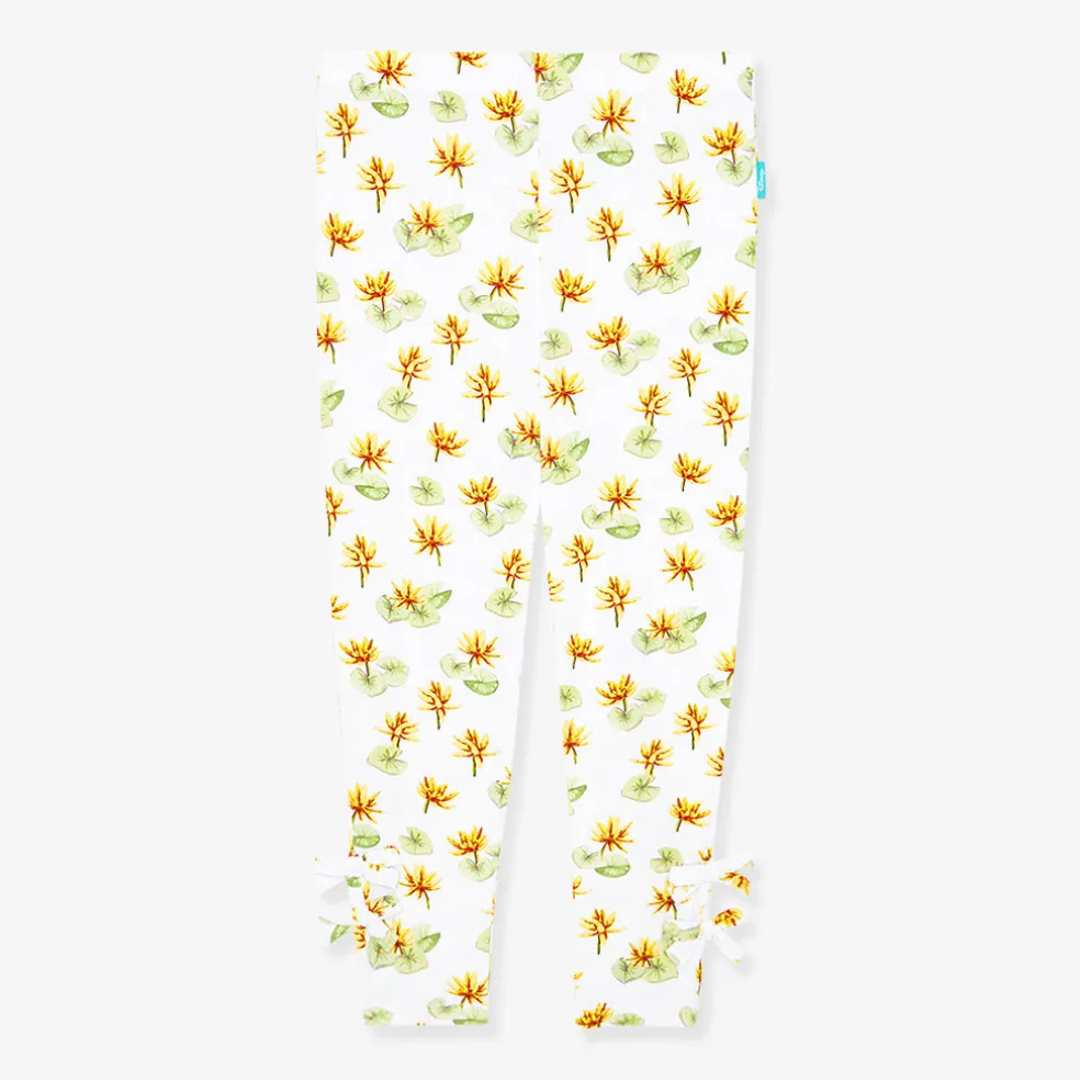 Waterlilies Bow Leggings