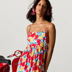 Women's Bamboo Challis Maxi Dress