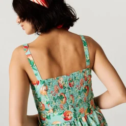 Women's Bamboo Challis Short Romper