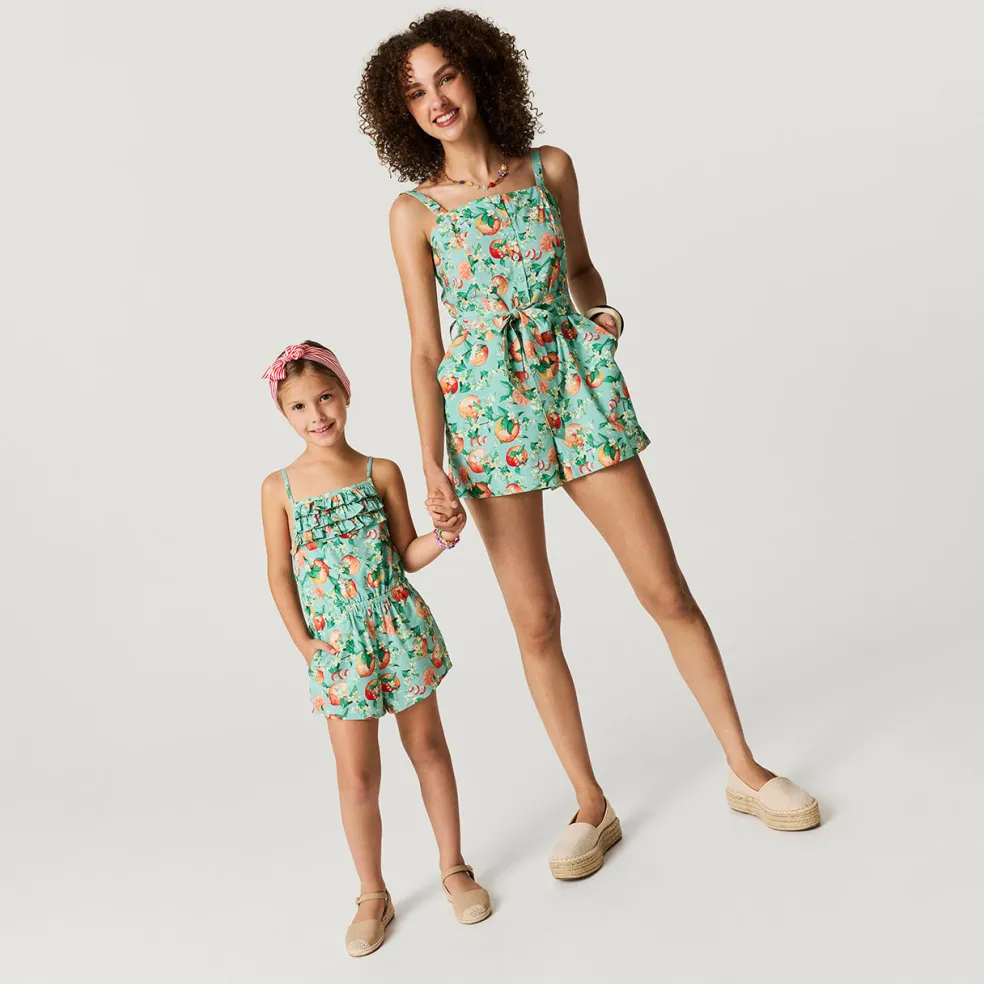 Women's Bamboo Challis Short Romper