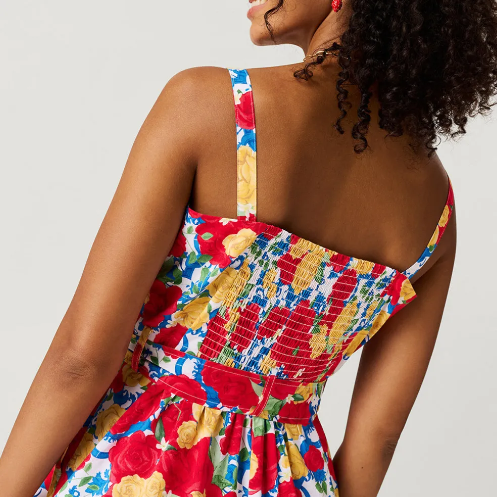Women's Bamboo Challis Short Romper