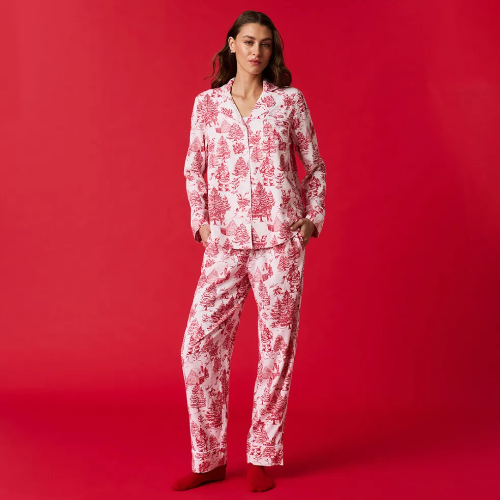 Women's Flannelette Pajama Set