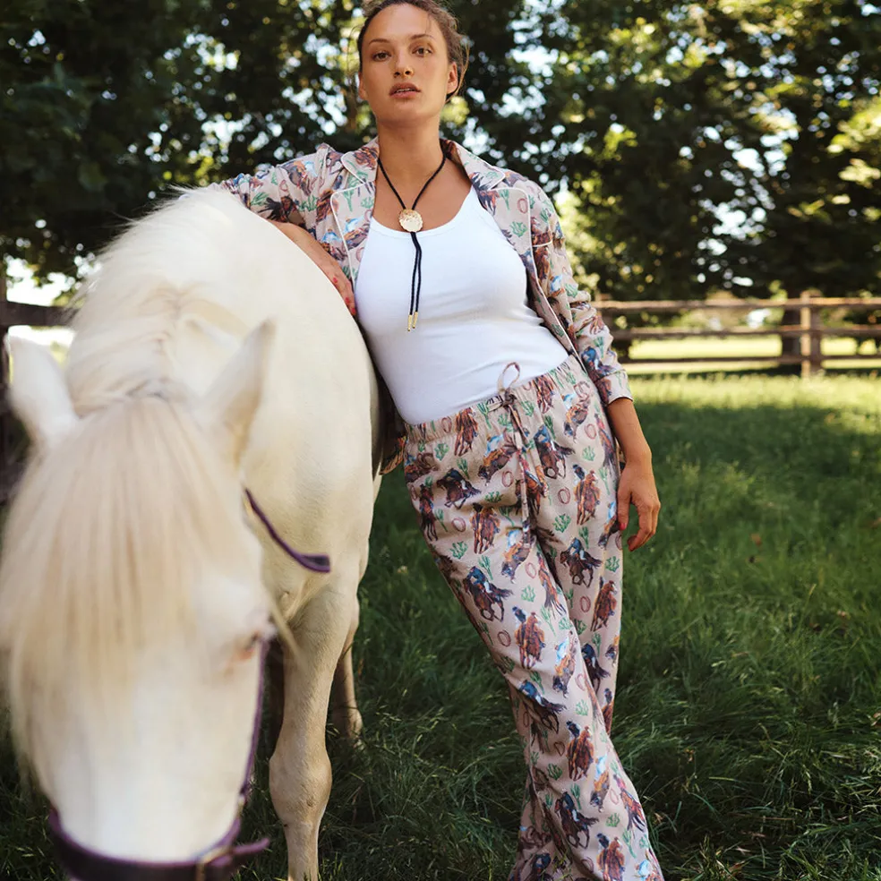 Women's Flannelette Pajama Set
