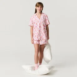 Women's Flannelette Short Pajama Set