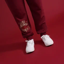 Women's Fleece Graphic Sweatshirt Jogger Set