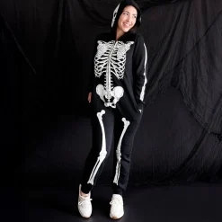 Women's Fleece Hooded Jumpsuit