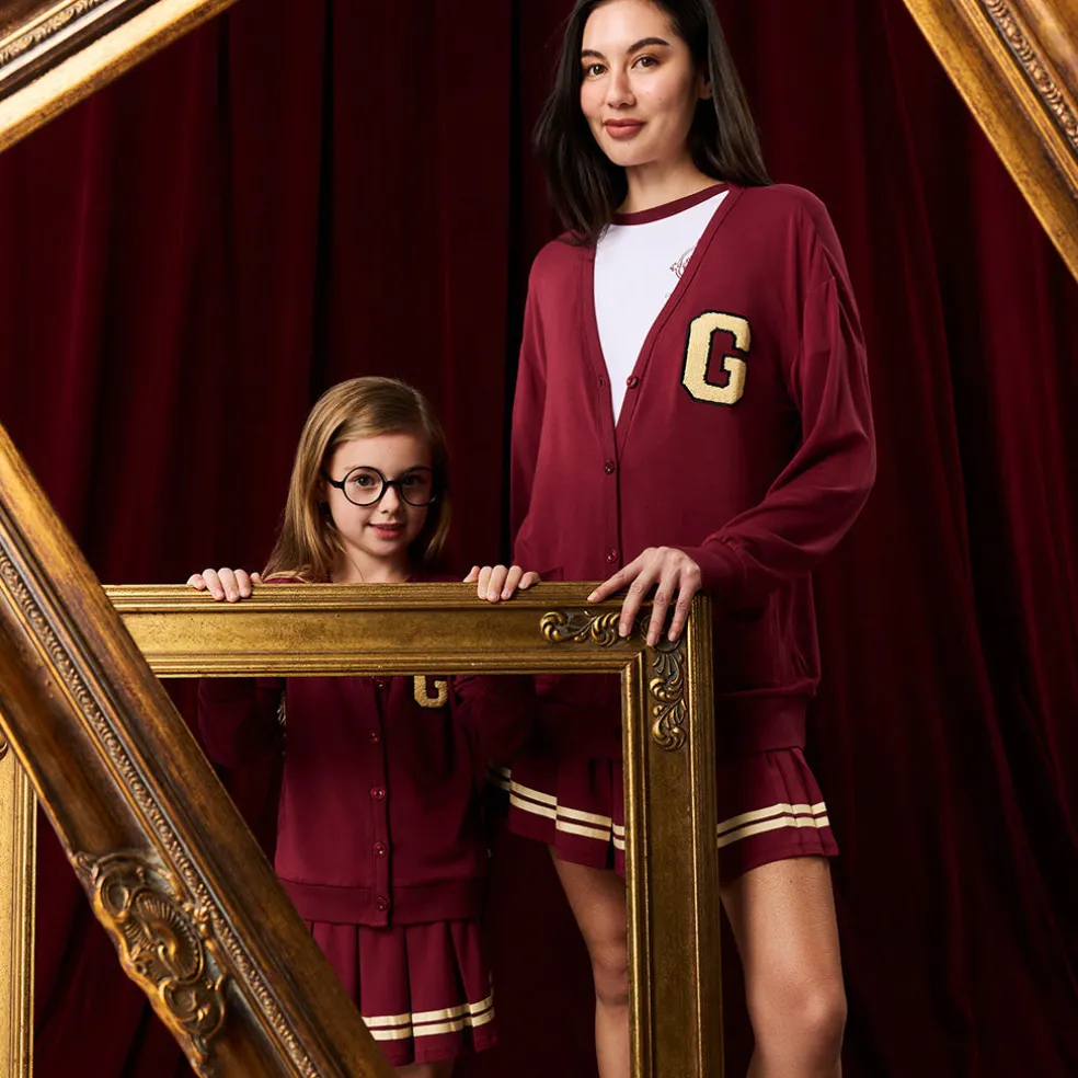 Women's French Terry Varsity Cardigan