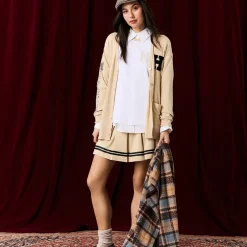 Women's French Terry Varsity Skort