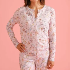 Women's Pointelle Cardigan