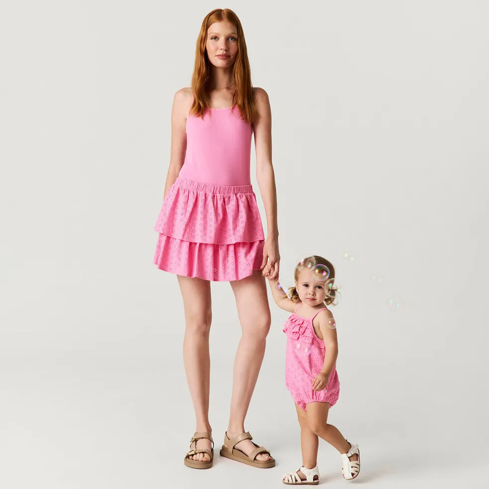 Women's Premium Knit Rib Scallop Cami