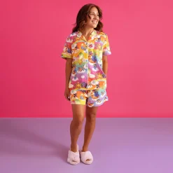 Women's Twill Pajama Short Set