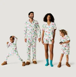 Women's Twill Pajama Short Set