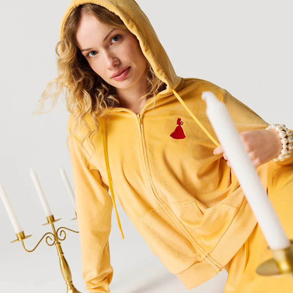 Women's Velour Zip Hoodie