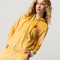 Women's Velour Zip Hoodie