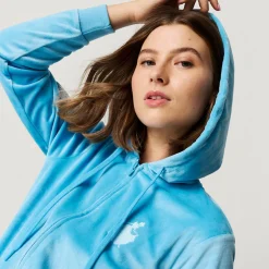 Women's Velour Zip Hoodie
