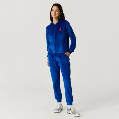 Women's Velour Zip Hoodie