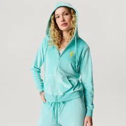 Women's Velour Zip Hoodie