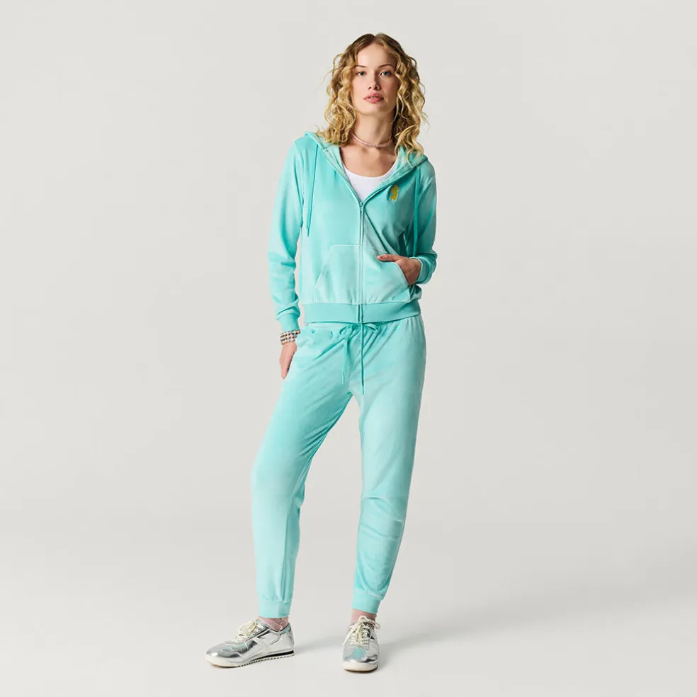 Women's Velour Zip Hoodie