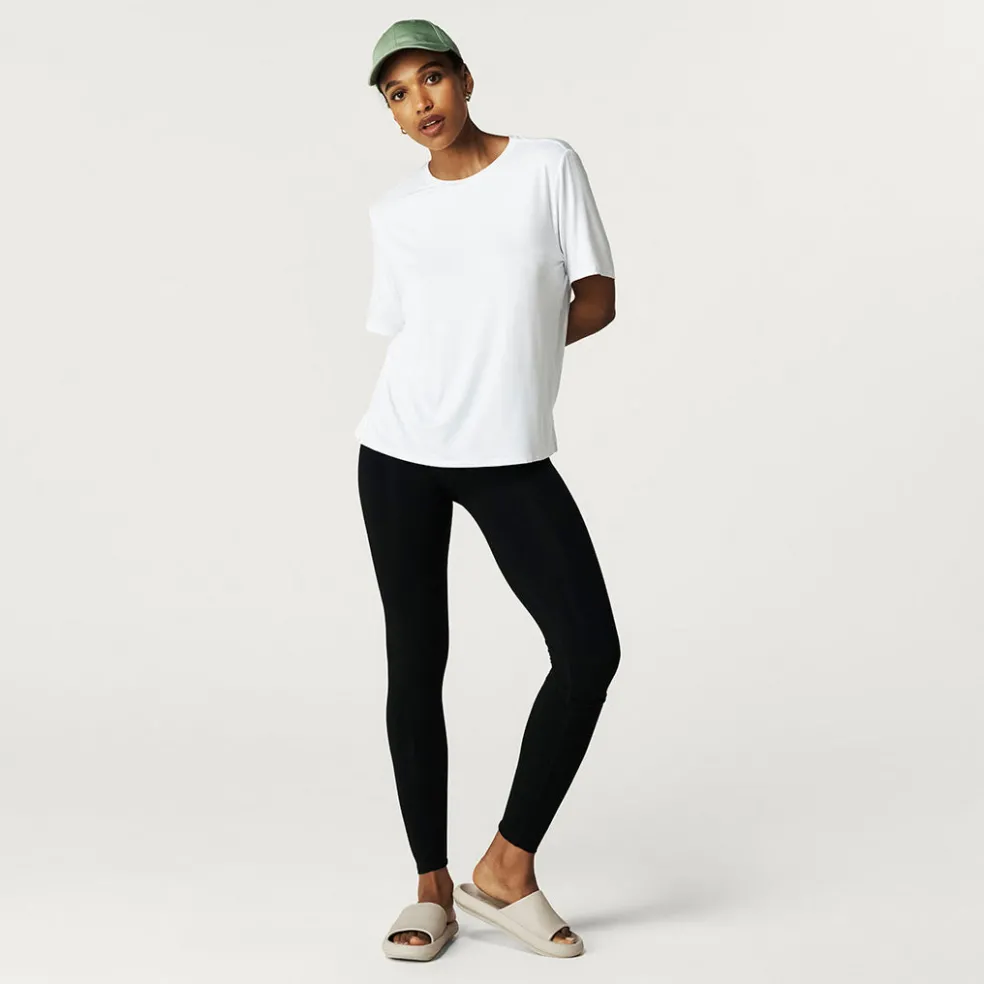 Women's White Loose Tee
