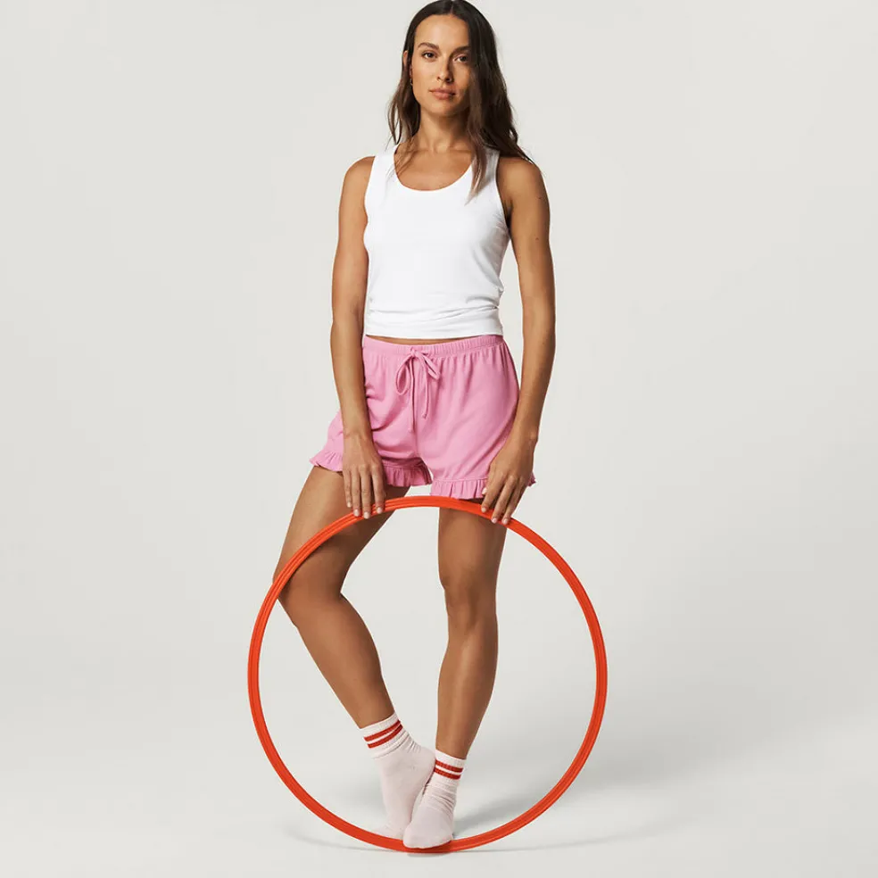 Women's White Premium Knit Racerback Tank